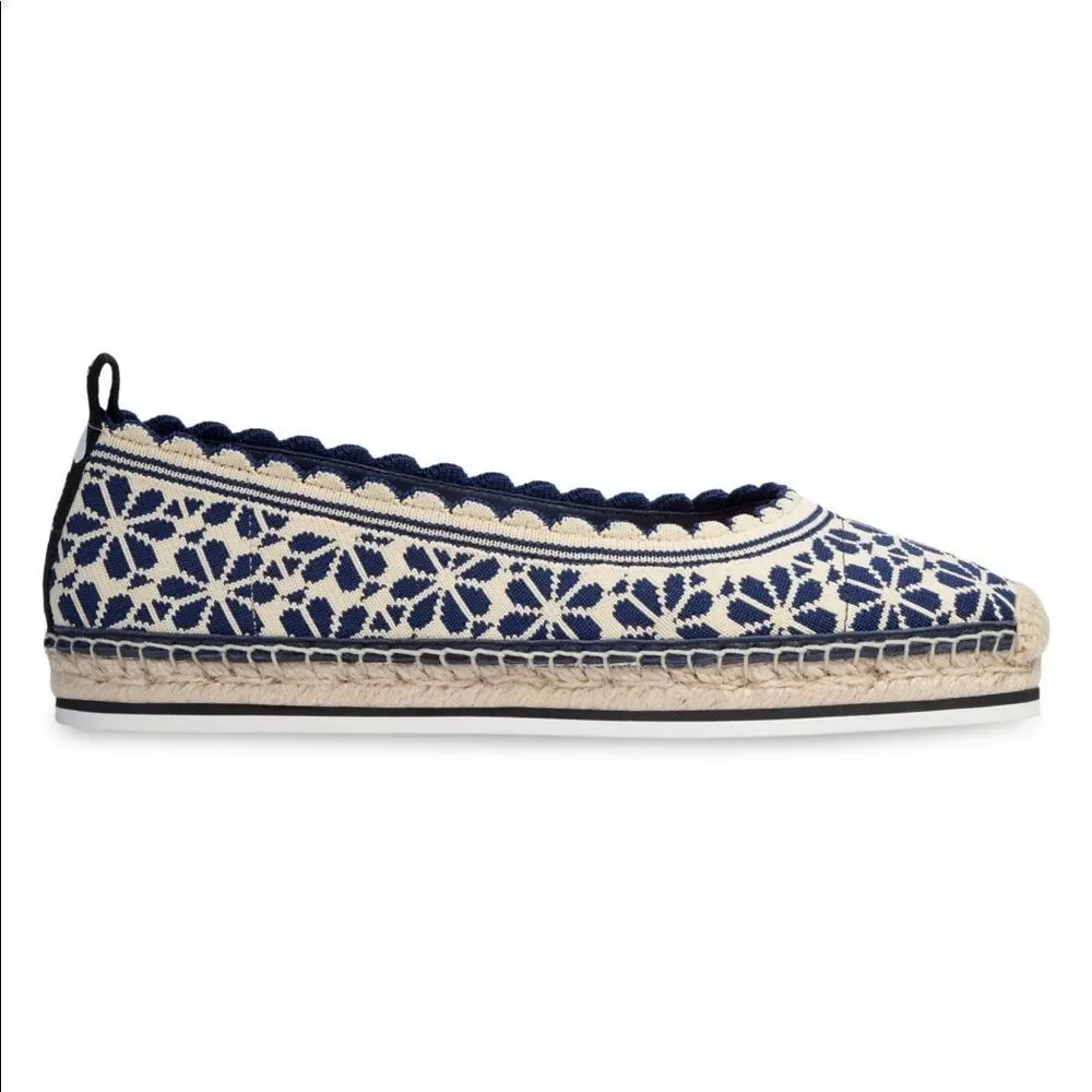 LAST CHANCE KATE SPADE NEW YORK Knottingham Floral Knit Espadrilles